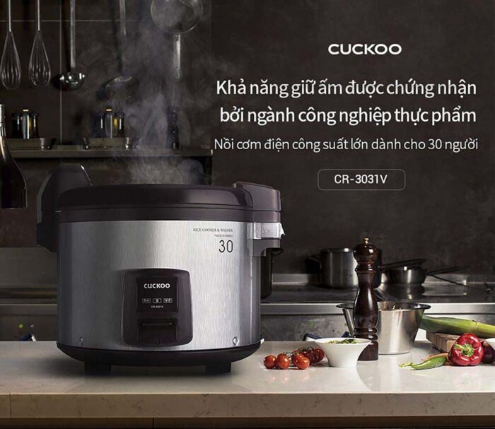 Nồi cơm điện cơ CUCKOO CR-3031V 5.4L công nghiệp - Ảnh 2