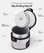 Nồi cơm điện cơ CUCKOO CR-3031V 5.4L công nghiệp - Ảnh 5