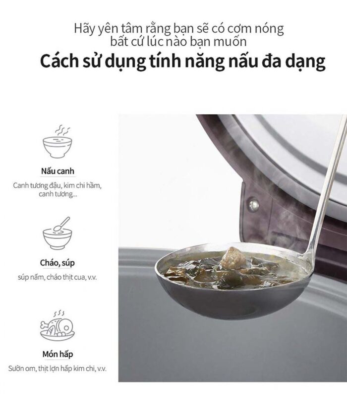 Nồi cơm điện cơ CUCKOO CR-3031V 5.4L công nghiệp - Ảnh 6