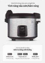Nồi cơm điện cơ CUCKOO CR-3031V 5.4L công nghiệp - Ảnh 7