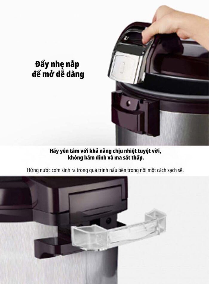 Nồi cơm điện cơ CUCKOO CR-3521R 6.3L công nghiệp - Ảnh 8