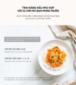 Nồi cơm điện tử CUCKOO CR-0365F RDWHVNCV 0.54L - Ảnh 10