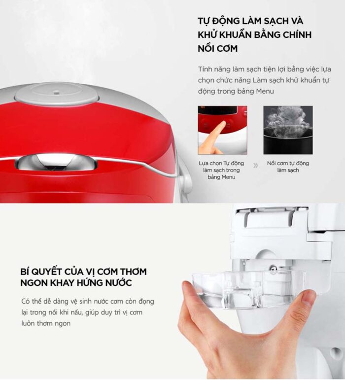Nồi cơm điện tử CUCKOO CR-0365FR 0.54L - Ảnh 4
