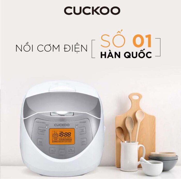 Nồi cơm điện tử CUCKOO CR-0631F WHSIVNCV 1.08L - Ảnh 3