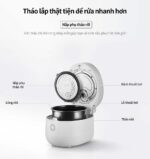 Nồi cơm điện tử CUCKOO CR-0675F WHWHVNCV 1.08L - Ảnh 8