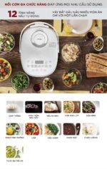 Nồi cơm điện tử CUCKOO CR-0690F SIWHCRVNCV 1.08L - Ảnh 12