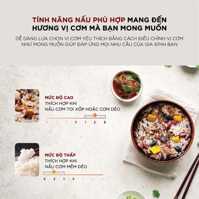 Nồi cơm điện tử CUCKOO CR-0690F SIWHCRVNCV 1.08L - Ảnh 11