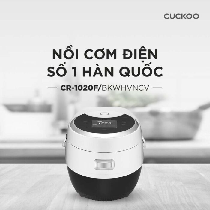 Nồi cơm điện tử CUCKOO CR-1020F BKWHVNCV 1.8L - Ảnh 4
