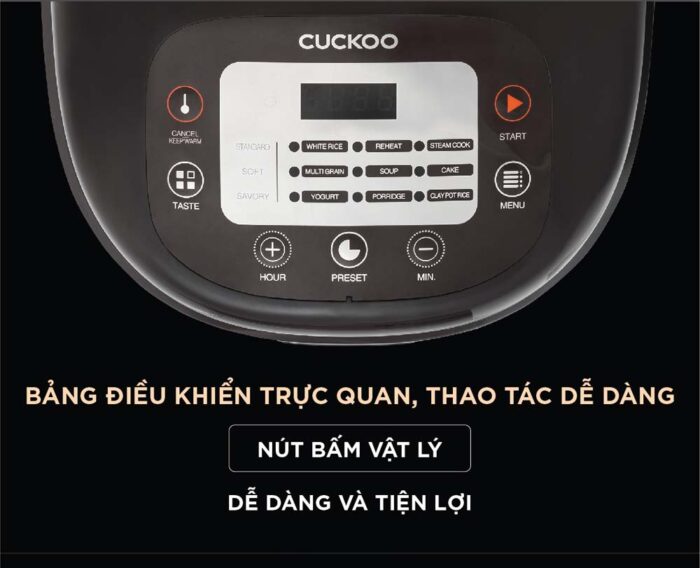 Nồi cơm điện tử CUCKOO CR-1030F SIBRCRVNCV 1.8L - Ảnh 8