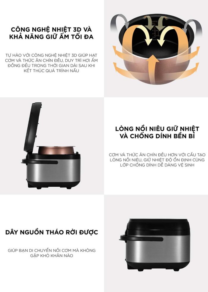 Nồi cơm điện tử CUCKOO CR-1050F SIBKCRVNCV 1.8L - Ảnh 10