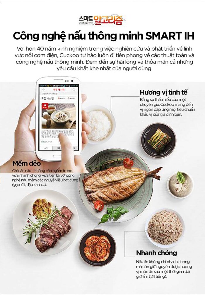 Nồi cơm điện tử CUCKOO CRP-AHXB1008F BKBRVNCV 1.8L áp suất cao tần - Ảnh 7