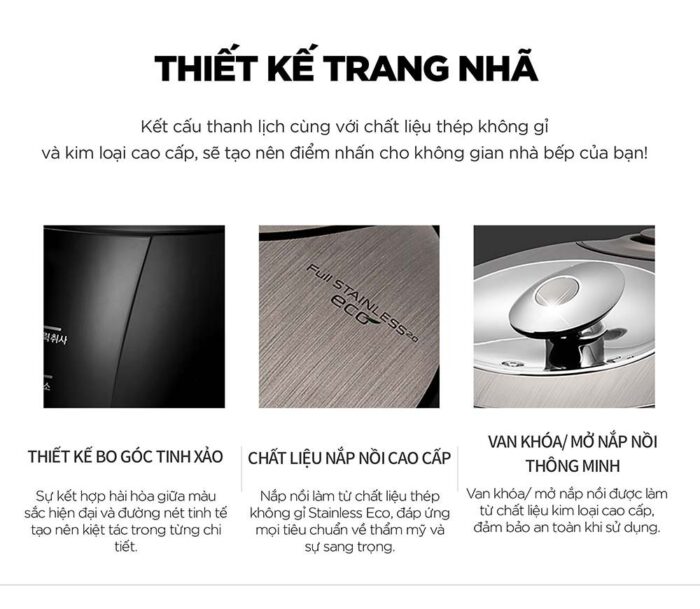 Nồi cơm điện tử CUCKOO CRP-AHXB1008F BKBRVNCV 1.8L áp suất cao tần - Ảnh 17