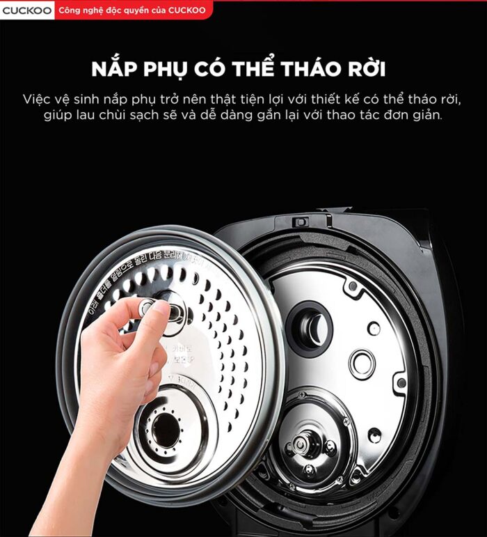 Nồi cơm điện tử CUCKOO CRP-CHSS1009FN DBVNCV 1.8L áp suất cao tần - Ảnh 12