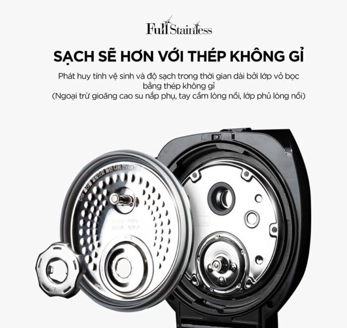 Nồi cơm điện tử CUCKOO CRP-DHXB0610FS 1.08L áp suất cao tần - Ảnh 10