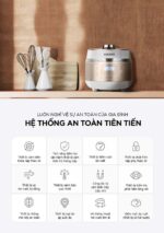 Nồi cơm điện tử CUCKOO CRP-EHS0309F WHGOVNCV 0.5L áp suất cao tần - Ảnh 4