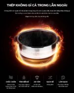 Nồi cơm điện tử CUCKOO CRP-EHS0309F WHGOVNCV 0.5L áp suất cao tần - Ảnh 11