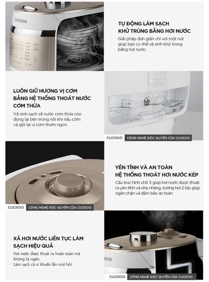 Nồi cơm điện tử CUCKOO CRP-EHS0320FG 0.5L áp suất cao tần - Ảnh 5