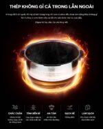 Nồi cơm điện tử CUCKOO CRP-EHS0320FG 0.5L áp suất cao tần - Ảnh 11