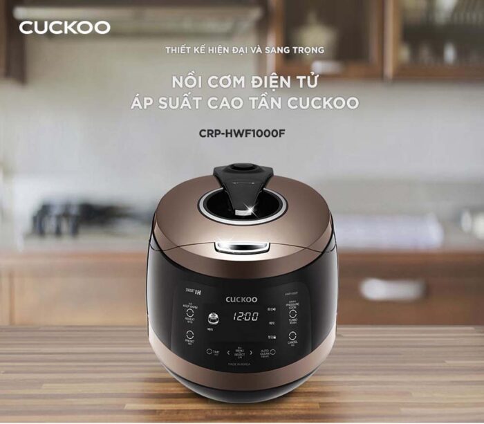 Nồi cơm điện tử CUCKOO CRP-HWF1000F BKBRVN 1.8L áp suất cao tần - Ảnh 3