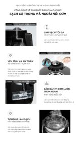 Nồi cơm điện tử CUCKOO CRP-HWF1000F BKBRVN 1.8L áp suất cao tần - Ảnh 5