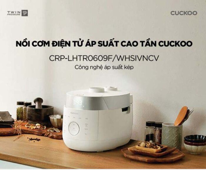 Nồi cơm điện tử CUCKOO CRP-LHTR0609F WHSIVNCV 1.08L áp suất kép cao tần - Ảnh 3