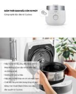 Nồi cơm điện tử CUCKOO CRP-LHTR0609F WHSIVNCV 1.08L áp suất kép cao tần - Ảnh 8