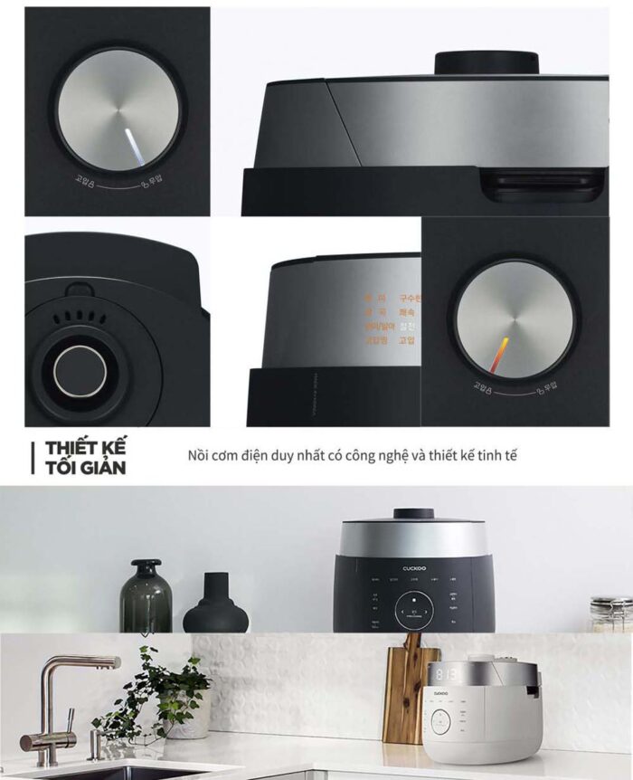 Nồi cơm điện tử CUCKOO CRP-LHTR0610FB 1.08L áp suất kép cao tần - Ảnh 11