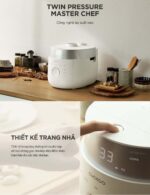 Nồi cơm điện tử CUCKOO CRP-LHTR0610FW 1.08L áp suất kép cao tần - Ảnh 3