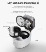 Nồi cơm điện tử CUCKOO CRP-LHTR0610FW 1.08L áp suất kép cao tần - Ảnh 5