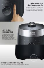Nồi cơm điện tử CUCKOO CRP-LHTR1009F BKSIVNCV 1.8L áp suất kép cao tần - Ảnh 12