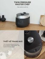 Nồi cơm điện tử CUCKOO CRP-LHTR1010FB 1.8L áp suất kép cao tần - Ảnh 3