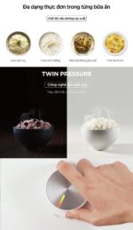 Nồi cơm điện tử CUCKOO CRP-LHTR1010FB 1.8L áp suất kép cao tần - Ảnh 9