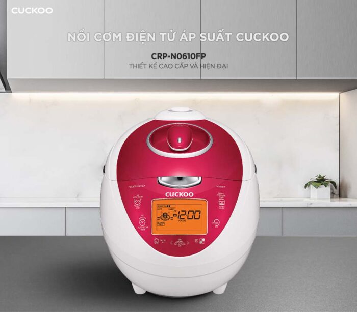 Nồi cơm điện tử CUCKOO CRP-N0601F WHRPVNCV 1.08L áp suất - Ảnh 13