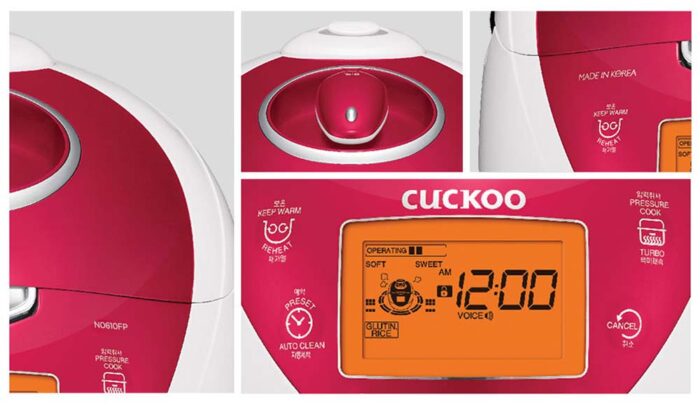 Nồi cơm điện tử CUCKOO CRP-N0601F WHRPVNCV 1.08L áp suất - Ảnh 11