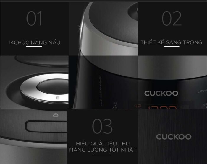 Nồi cơm điện tử CUCKOO CRP-PK1000S P2PIVNCV 1.8L áp suất - Ảnh 10