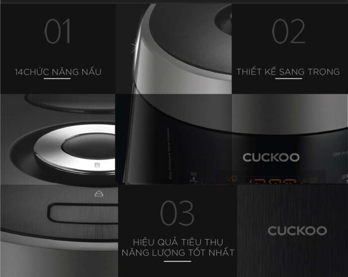 Nồi cơm điện tử CUCKOO CRP-PK1000S P2RDVNCV 1.8L áp suất - Ảnh 9