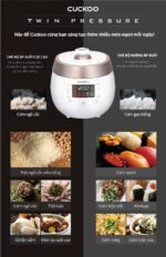 Nồi cơm điện tử CUCKOO CRP-RT1008F WHPGVN 1.8L áp suất kép - Ảnh 9