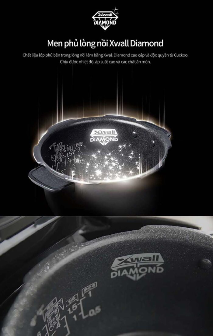 Nồi cơm điện tử CUCKOO CRP-RT1008F WHPGVN 1.8L áp suất kép - Ảnh 6