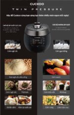 Nồi cơm điện tử CUCKOO CRP-RT1010FD 1.8L áp suất kép - Ảnh 7