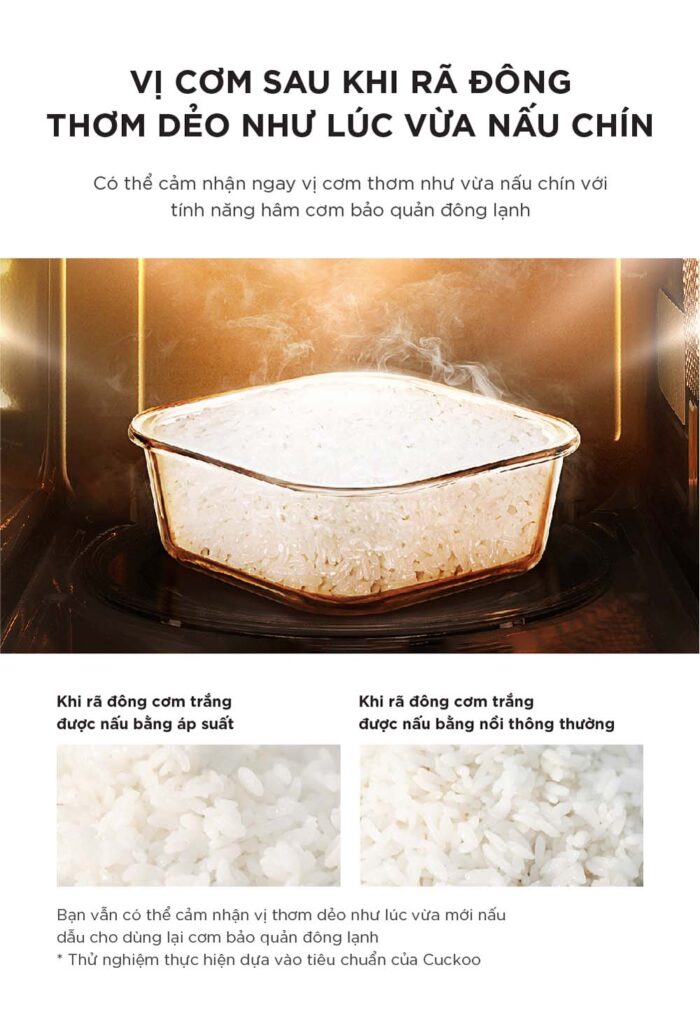 Nồi cơm điện tử CUCKOO CRP-ST0610FG 1.08L áp suất kép - Ảnh 7