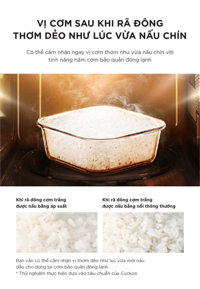 Nồi cơm điện tử CUCKOO CRP-ST1010FG 1.8L áp suất kép - Ảnh 7