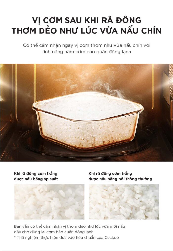 Nồi cơm điện tử CUCKOO CRP-ST1010FW 1.8L áp suất kép - Ảnh 7