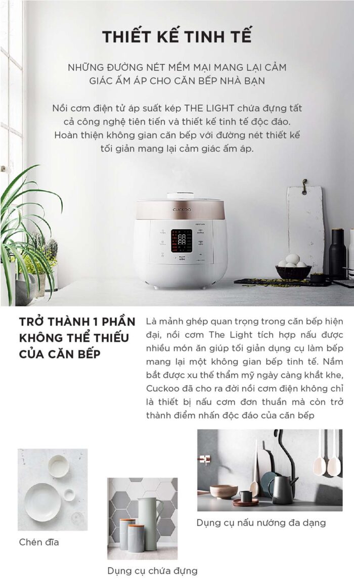Nồi cơm điện tử CUCKOO CRP-ST1010FW 1.8L áp suất kép - Ảnh 14
