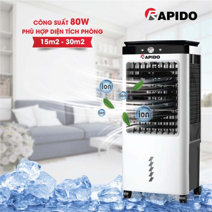 Quạt điều hòa RAPIDO TURBO - Everest 6000M - Ảnh 3