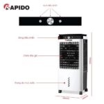 Quạt điều hòa RAPIDO TURBO - Everest 6000M - Ảnh 4