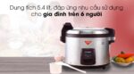 Nồi cơm điện cơ CUCKOO CR-3021 DVVNCV 5.4L công nghiệp - Ảnh 4