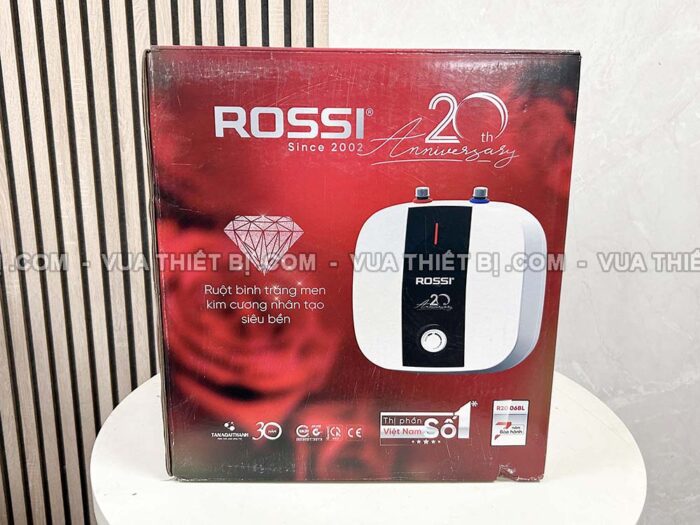 Bình nóng lạnh ROSSI 6L lít R20 06 BL (R2006BL) cấp trên bếp rửa bát gián tiếp 1500W - Ảnh 12