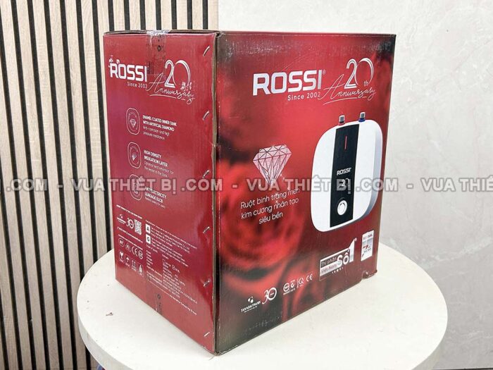 Bình nóng lạnh ROSSI 6L lít R20 06 BL (R2006BL) cấp trên bếp rửa bát gián tiếp 1500W - Ảnh 13