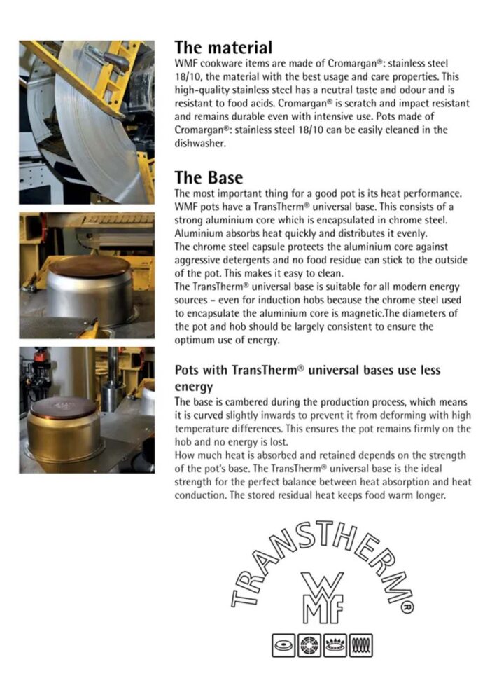 Bộ nồi WMF ASTORIA 0780036380 3 món - Ảnh 10