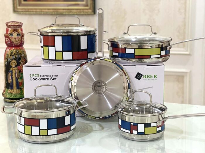 Bộ nồi ARBER Langmaster 5 món - Ảnh 6